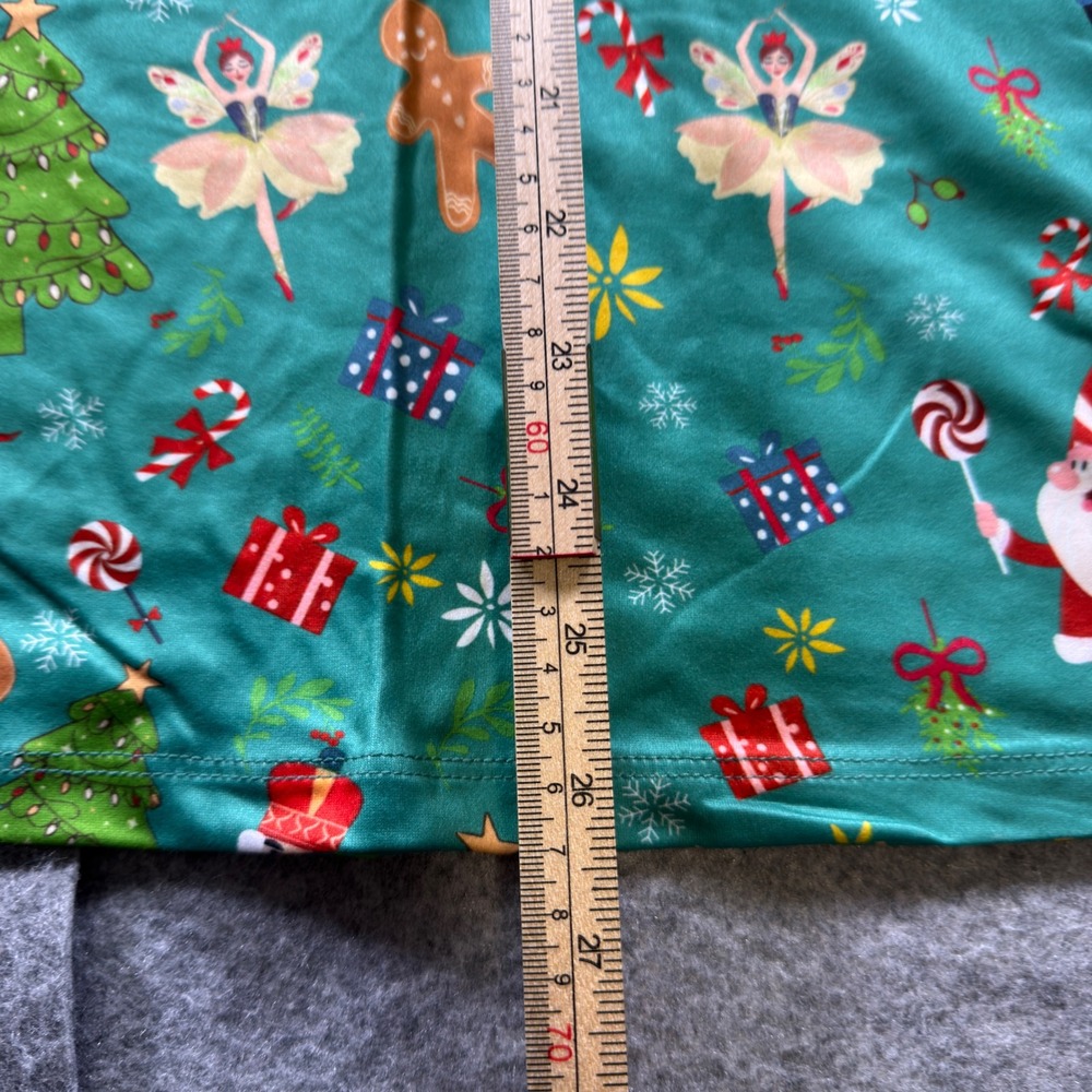 Unbranded Pajama Set Women 2XL Green‎ Nutcracker Santa Gingerbread Christmas PJ - Picture 9 of 16